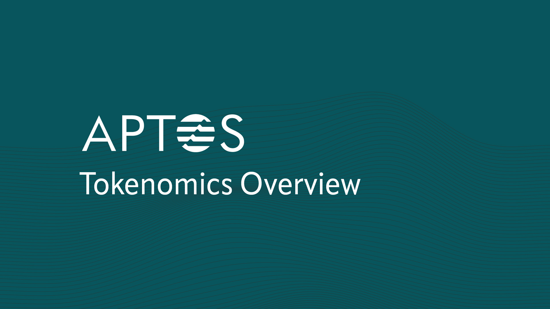 Aptos Tokenomics Overview poster artwork