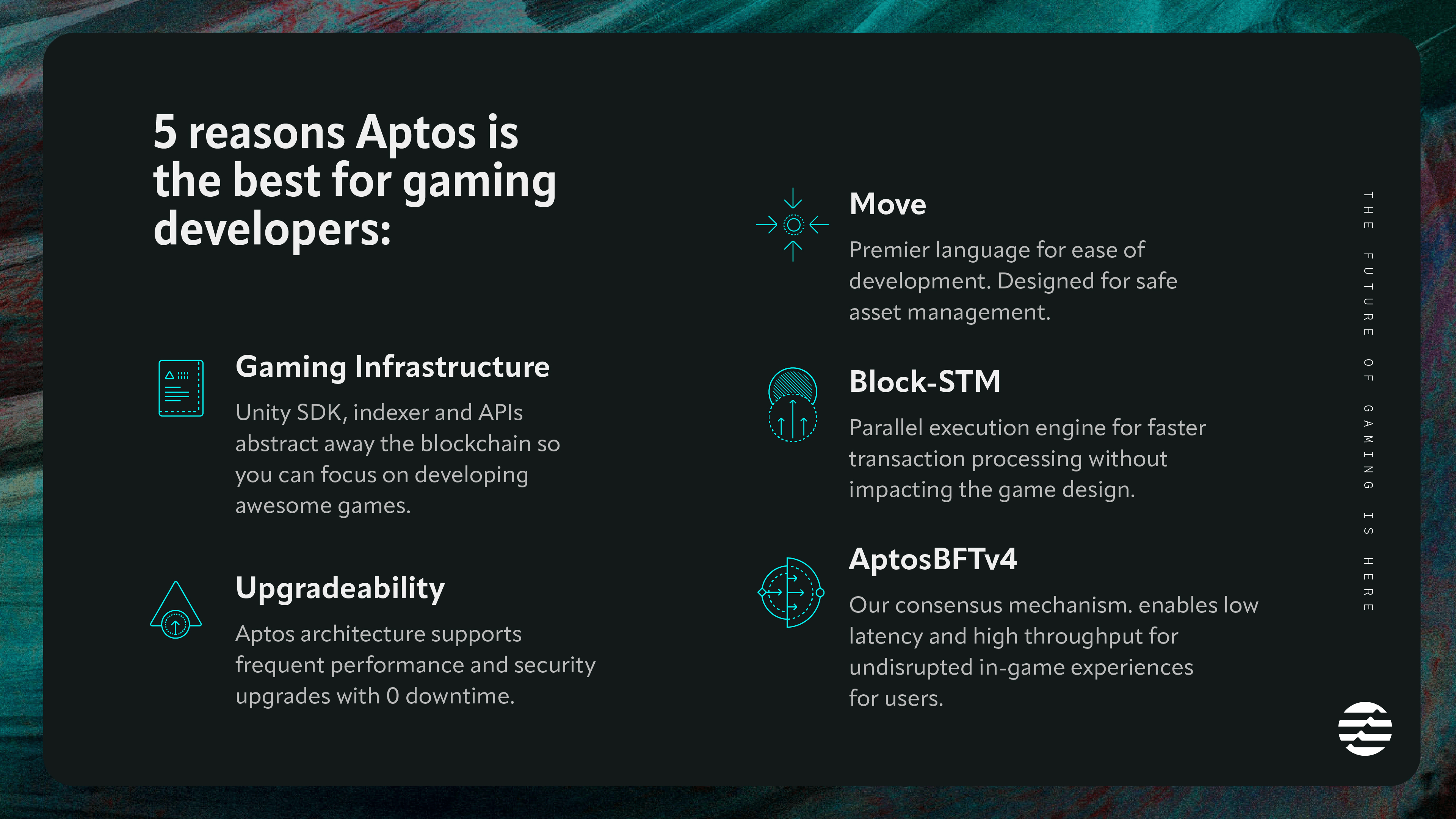 5 reasons Aptos is the best for gaming developers