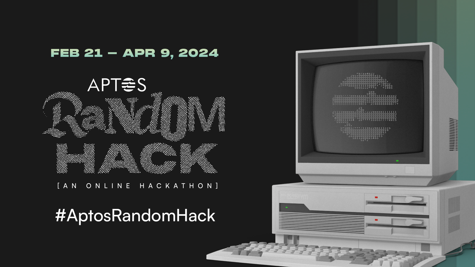 Event poster for Aptos Random Hack 2024